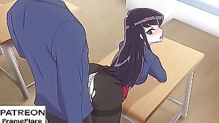 Komi San Fuck At School Lovely Hentai Story