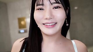 Part 2&colon; Mahiru&comma; an I-cup beauty with big tits who loves raw penetration&excl;