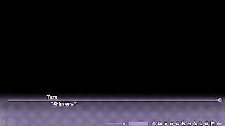 Shizuko masturbates thinking about me and I spy on her - Summer Clover #2 (Hentai Game)