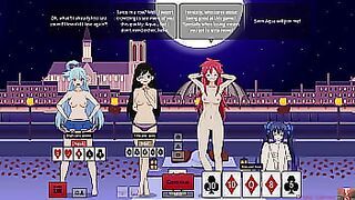 Strip Poker with Aqua, Mari & Noire Gets Out of Hand—Ends in a Heated Show