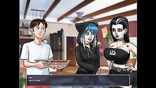 Summertime Saga ep 87 - Plan to Make Busty Odette Catch Redhead Gracce