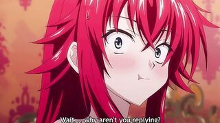 Issei's Christmas Night Turns Into a Passionate Blowjob & Cum in Mouth • HENTAI UNCENSORED (Parody)