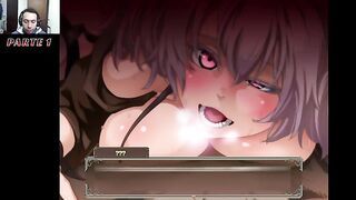 Una cazadora y una recepcionista deseando leche - Niplheim's Hunter - PARTE 1