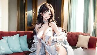 Cute sexy girl seduces us with sensual movements to turn us on (Over 18) (Hentai) (AI-Generated)