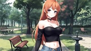 Cute sexy girl seduces me with sensual movements to fuck her without a condom (Over 18) (Hentai)