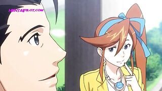 Ace Attorney Fuck Her Client to Solve The Case - Hentai Anime