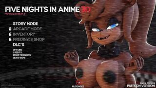 Five Nights In Anime 3D Parody Game Play - Full 1st Night (Part 03)