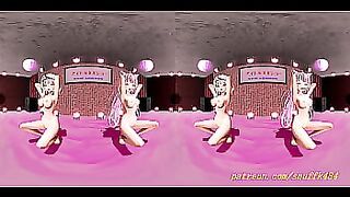vr180 mmd kyori chloe dance nude 3d hololive