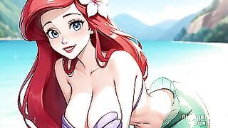 Arielle the Mermaid Disney Porn Hentai R34 collection nsfw nude cartoon porn pictures watch now Ai Generated