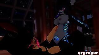 Vrchat two furries one beautiful night