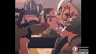 Purah Do Hot Blowjob And Getting Cum In Mouth &vert; Best Zelda Hentai 4k 60fps