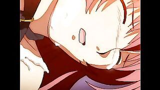 Hentai teacher fucks student on a windy rooftop (english dub)