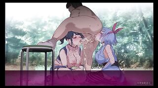 Yarisute Mesubuta H scane animation hentai game