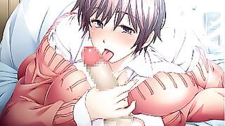 Babe sucks boyfriends cock