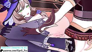 Cute Lisa was Fucked So Pretty - Genshin Impact Animated Hentai 4K