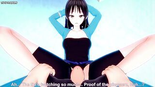 POV Hentai Footjob from Rinoa Heartilly from Final Fantasy
