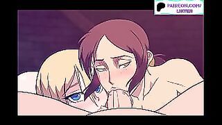 CYTE ANIME BLOWJOB POW BLONDE GIRL 60FPS