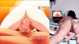 REACTION TO VERY RICH AND HORNY HENTAI WITH STEPSIST ne wa Yanmama Junyuuchuu LATIN AUDIO WHILE MY STEP-BROTHER MASTURBATES ME part 2