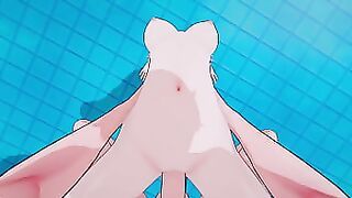 Gawr Gura hard fucking in secret - Hololive Hentai