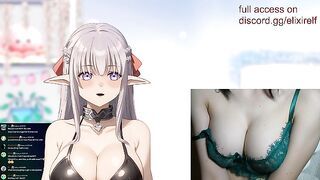 Gaming and hentai with your favorite Elf | Stream Replay