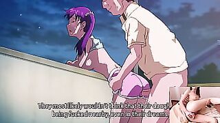 Giant dick vs. virgin [uncensored hentai English subtitles]