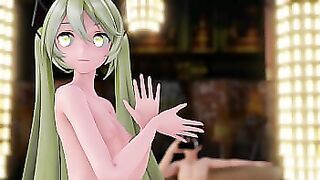Hatsune Miku Sex And Dance Hentai Different Sexual Positions Nude Creampie MMD 3D Blonde Hair (CLIP)