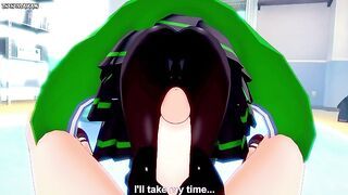 POV Hentai Footjob from Agent from Girls Frontline