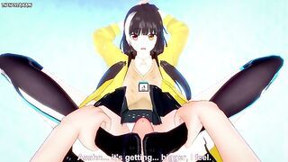 POV Hentai Footjob from R0635 from Girls Frontline