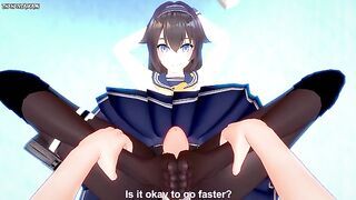 POV Hentai Footjob from Sass Super from Girls Frontline