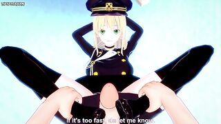 POV Hentai Footjob from STG44 from Girls Frontline