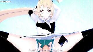 POV Hentai Footjob from SV-98 from Girls Frontline