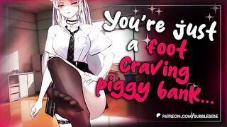 (NSFW VTuber) Your School Bully Teases You With Her Sweaty Feet | Voiced Hentai RP