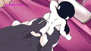 BBC Dude Sneaks Into My House While I Was Naked - Cartoon Porn