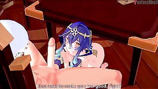 Layla fucking POV on Jean ́s Office | free POV | Genshin Impact | Full & POV on Sheer & PTRN: Fantasyking3