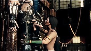 Mortal Kombat | Jade fucks sub zero and gets anal creampie