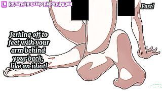 Femdom Beta Safe - Brainwashed To Worship FEET (femdom, censors, degradation)