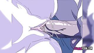 Shy blue-haired girl gets fucked at the resort by her best friend's cock - UNCENSORED HENTAI