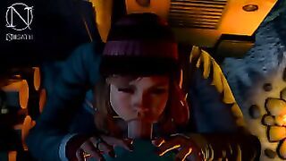 Ashley Brown una cálida felación until dawn