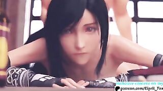 Hot Tifa Lockhart got Fucked So Naughty - Final Fantasy Hentai Animation Porn 4K 60 FPS
