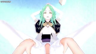 POV Hentai Footjob from Rhea from Fire Emblem