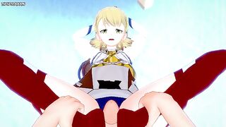 POV Hentai Footjob from Sharena from Fire Emblem