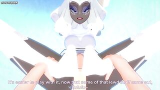 POV Hentai Footjob from Sera from Hazbin Hotel