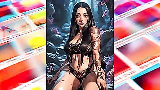 THICK ANIME BEAUTIES TAKE THE BLOCK IN AN AI ANIMATED PHOTOSHOOT