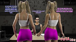Futa3DX - Futa Big Dicked Officer Fucks Blondes & Brunette