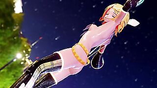Kagamine Rin shaking ass Marine Bloomin MMD by Shinshi52