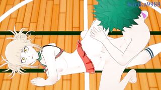 Himiko Toga (Cheerleader) and Izuku Midoriya have intense sex. - My Hero Academia Hentai