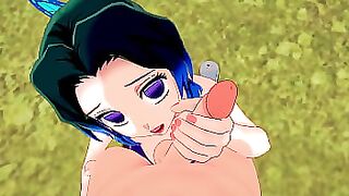 SHINOBU TRAINING DEMON SLAYER HENTAI BLOWJOB