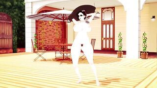 Resident Evil 8 Nude Lady Dimitrescu Public Erotic Dance