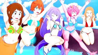 MY HERO ACADEMIA HENTAI COMPILATION (Ochako, Nejire, Itsuka, Mina & Camie)