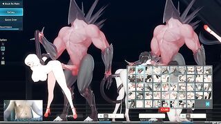 2B NIER AUTOMATA ALL GIANT ALIENS SEX ANIMATIONS